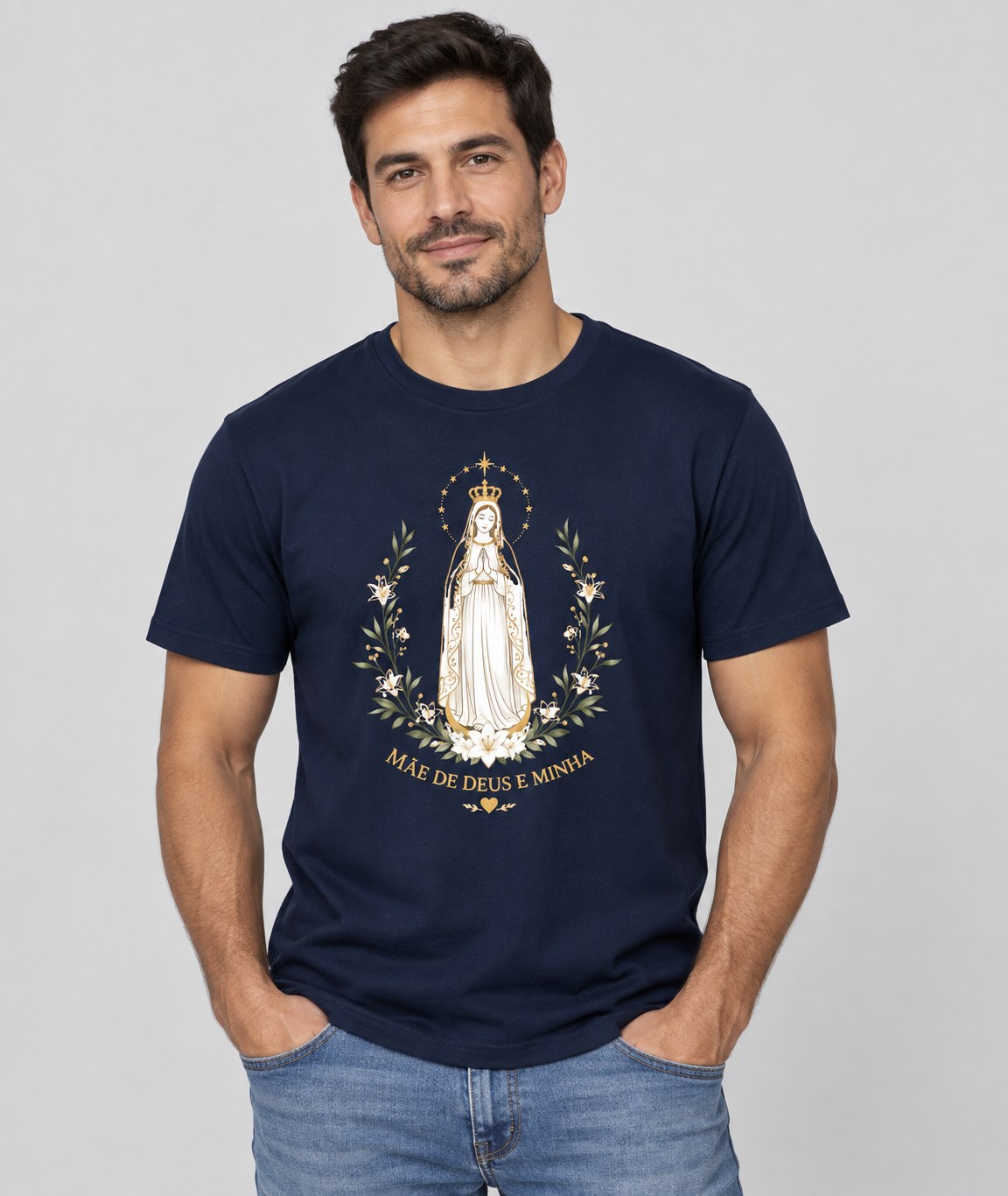 Camiseta Mãe de Deus e Minha