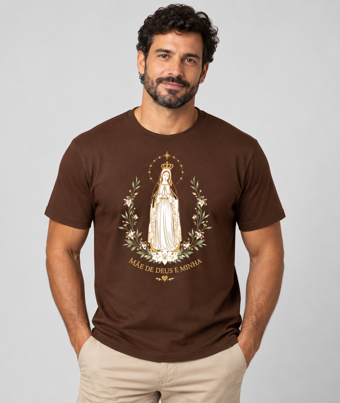 Camiseta Mãe de Deus e Minha