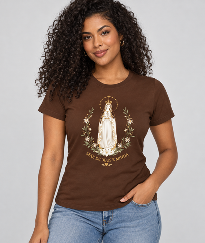 Camiseta Mãe de Deus e Minha